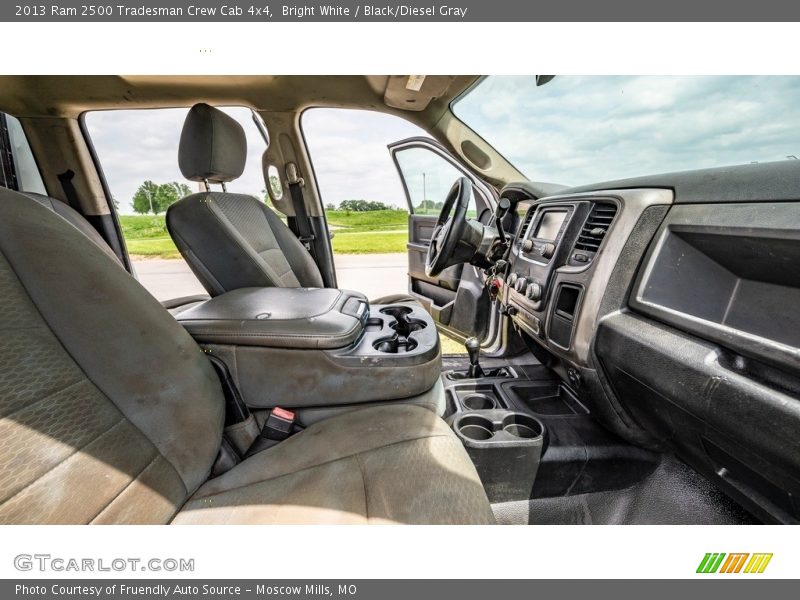 Bright White / Black/Diesel Gray 2013 Ram 2500 Tradesman Crew Cab 4x4