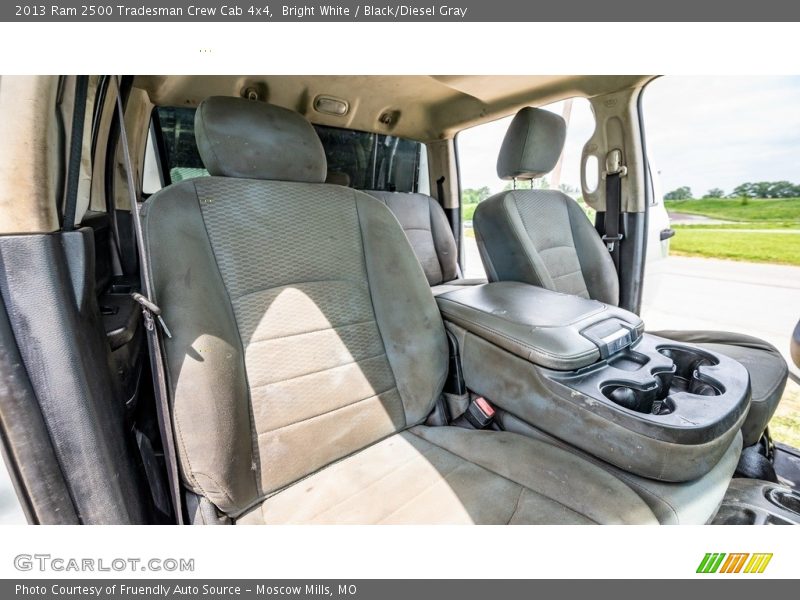 Bright White / Black/Diesel Gray 2013 Ram 2500 Tradesman Crew Cab 4x4