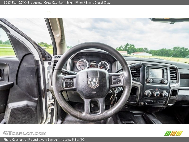 Bright White / Black/Diesel Gray 2013 Ram 2500 Tradesman Crew Cab 4x4