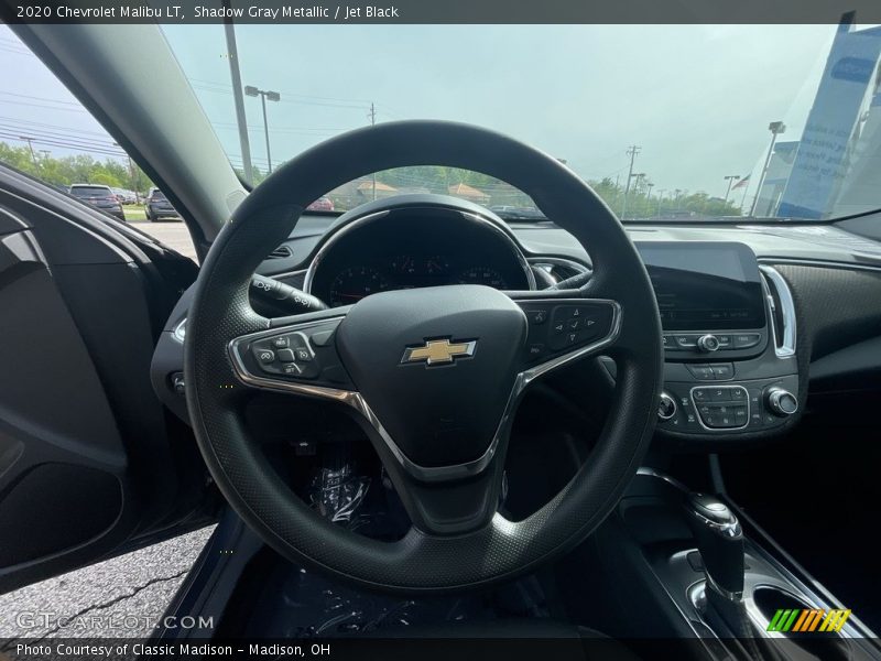 Shadow Gray Metallic / Jet Black 2020 Chevrolet Malibu LT