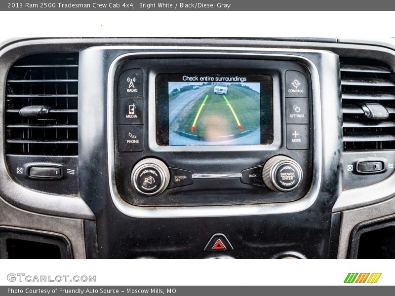 Bright White / Black/Diesel Gray 2013 Ram 2500 Tradesman Crew Cab 4x4