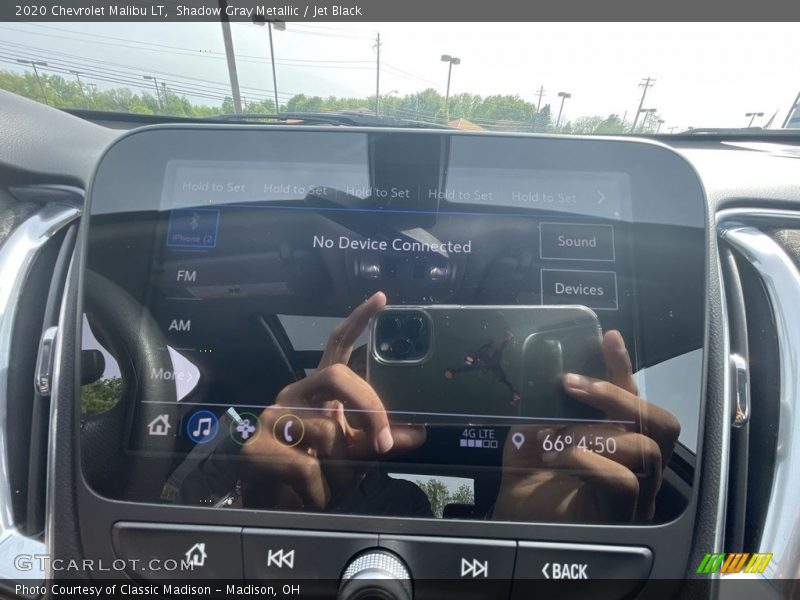 Shadow Gray Metallic / Jet Black 2020 Chevrolet Malibu LT