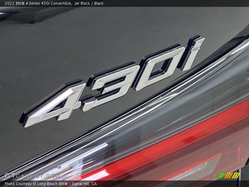 Jet Black / Black 2022 BMW 4 Series 430i Convertible