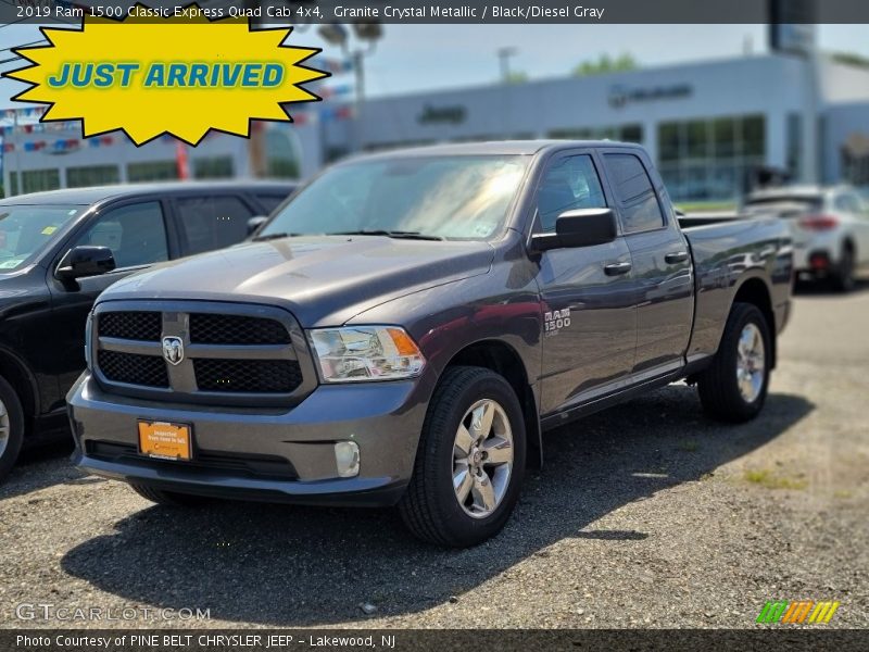 Granite Crystal Metallic / Black/Diesel Gray 2019 Ram 1500 Classic Express Quad Cab 4x4