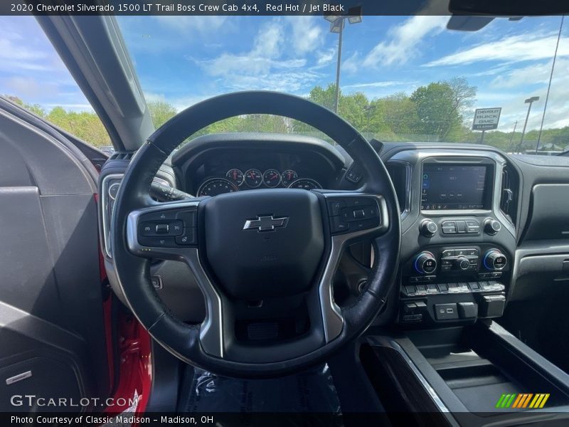 Red Hot / Jet Black 2020 Chevrolet Silverado 1500 LT Trail Boss Crew Cab 4x4