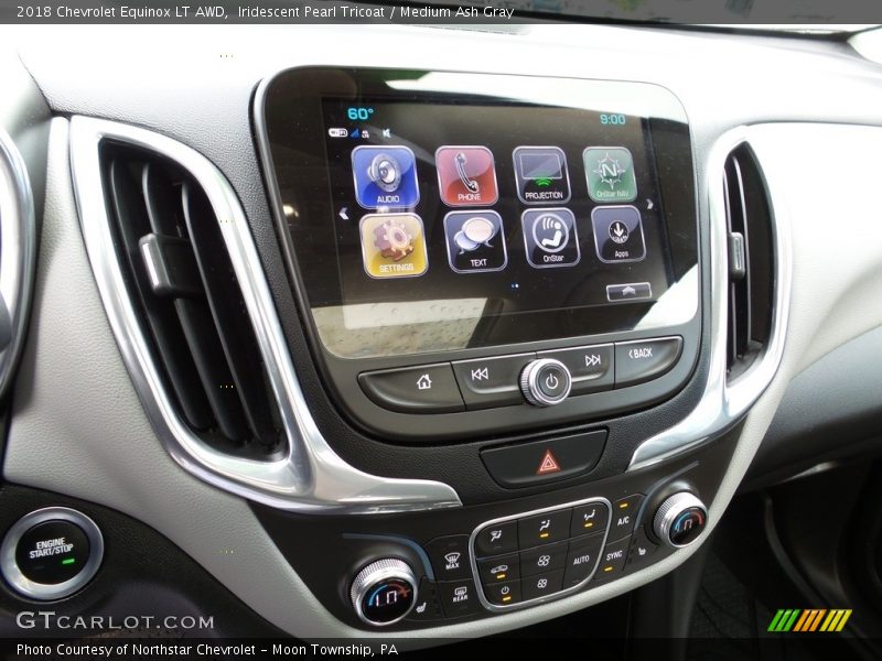 Iridescent Pearl Tricoat / Medium Ash Gray 2018 Chevrolet Equinox LT AWD