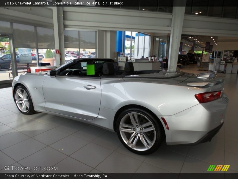 Silver Ice Metallic / Jet Black 2016 Chevrolet Camaro LT Convertible