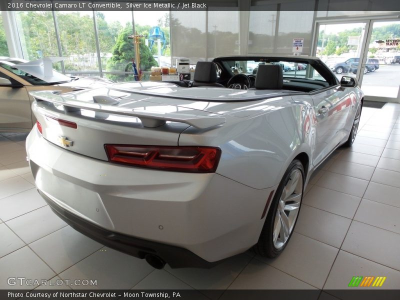 Silver Ice Metallic / Jet Black 2016 Chevrolet Camaro LT Convertible