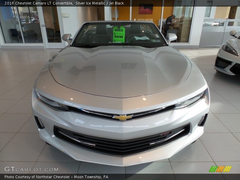 Silver Ice Metallic / Jet Black 2016 Chevrolet Camaro LT Convertible