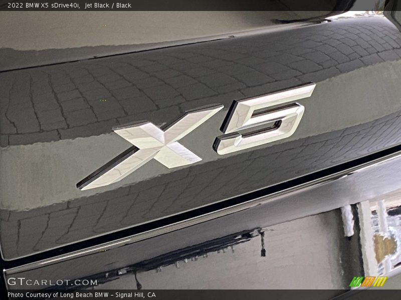 Jet Black / Black 2022 BMW X5 sDrive40i