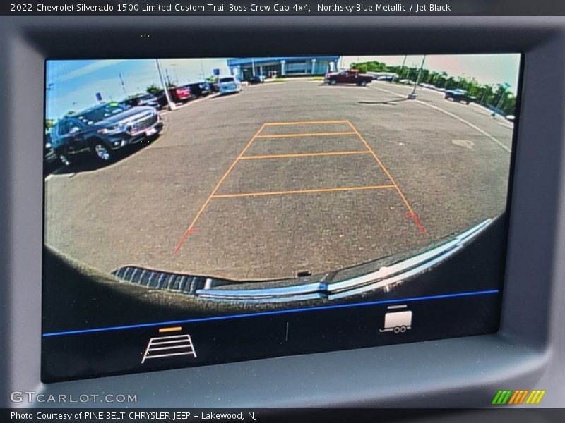 Northsky Blue Metallic / Jet Black 2022 Chevrolet Silverado 1500 Limited Custom Trail Boss Crew Cab 4x4