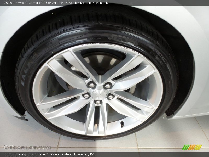 Silver Ice Metallic / Jet Black 2016 Chevrolet Camaro LT Convertible