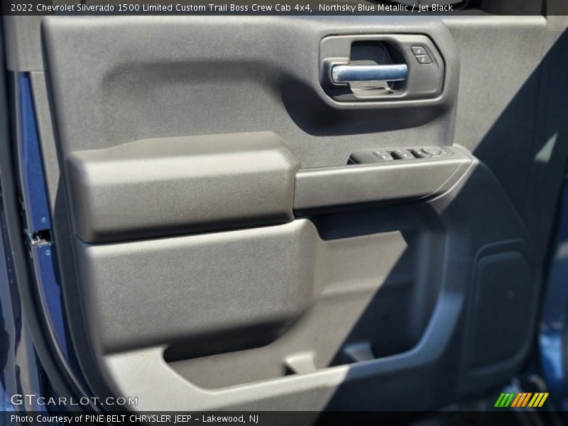 Northsky Blue Metallic / Jet Black 2022 Chevrolet Silverado 1500 Limited Custom Trail Boss Crew Cab 4x4