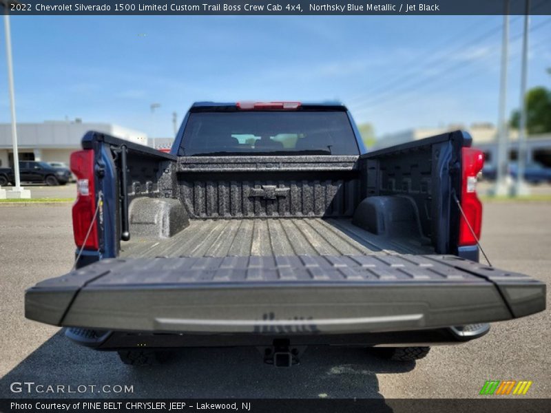 Northsky Blue Metallic / Jet Black 2022 Chevrolet Silverado 1500 Limited Custom Trail Boss Crew Cab 4x4