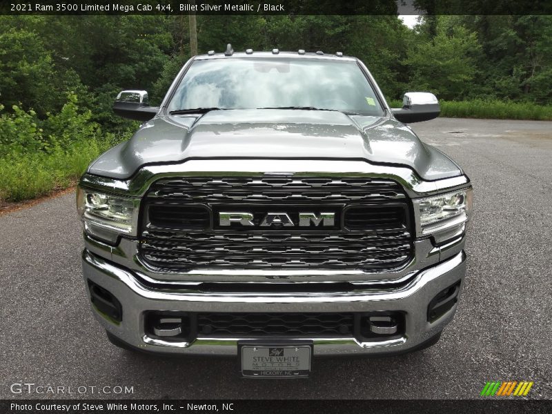 Billet Silver Metallic / Black 2021 Ram 3500 Limited Mega Cab 4x4