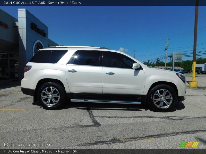 Summit White / Ebony 2014 GMC Acadia SLT AWD