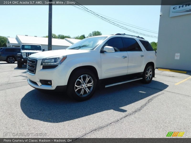 Summit White / Ebony 2014 GMC Acadia SLT AWD