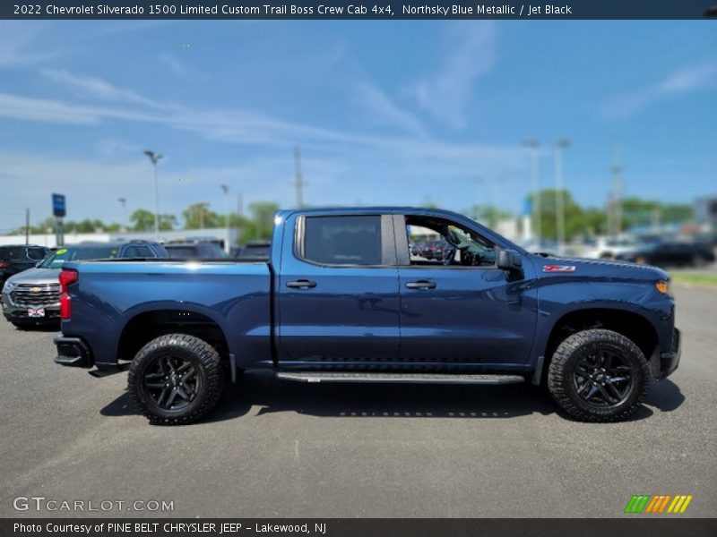  2022 Silverado 1500 Limited Custom Trail Boss Crew Cab 4x4 Northsky Blue Metallic