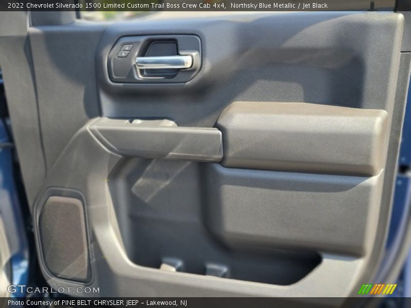 Northsky Blue Metallic / Jet Black 2022 Chevrolet Silverado 1500 Limited Custom Trail Boss Crew Cab 4x4