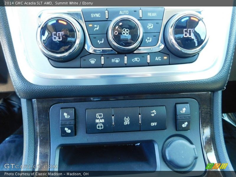 Summit White / Ebony 2014 GMC Acadia SLT AWD