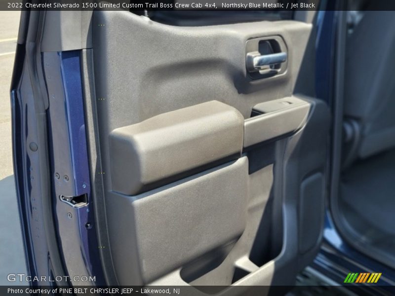 Northsky Blue Metallic / Jet Black 2022 Chevrolet Silverado 1500 Limited Custom Trail Boss Crew Cab 4x4