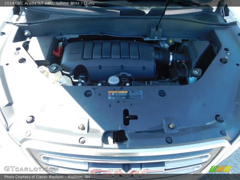 Summit White / Ebony 2014 GMC Acadia SLT AWD