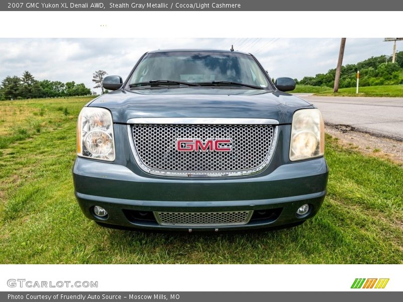 Stealth Gray Metallic / Cocoa/Light Cashmere 2007 GMC Yukon XL Denali AWD