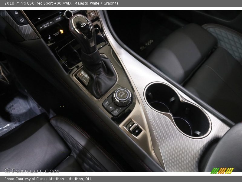 Majestic White / Graphite 2018 Infiniti Q50 Red Sport 400 AWD