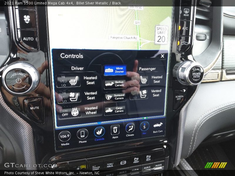 Billet Silver Metallic / Black 2021 Ram 3500 Limited Mega Cab 4x4