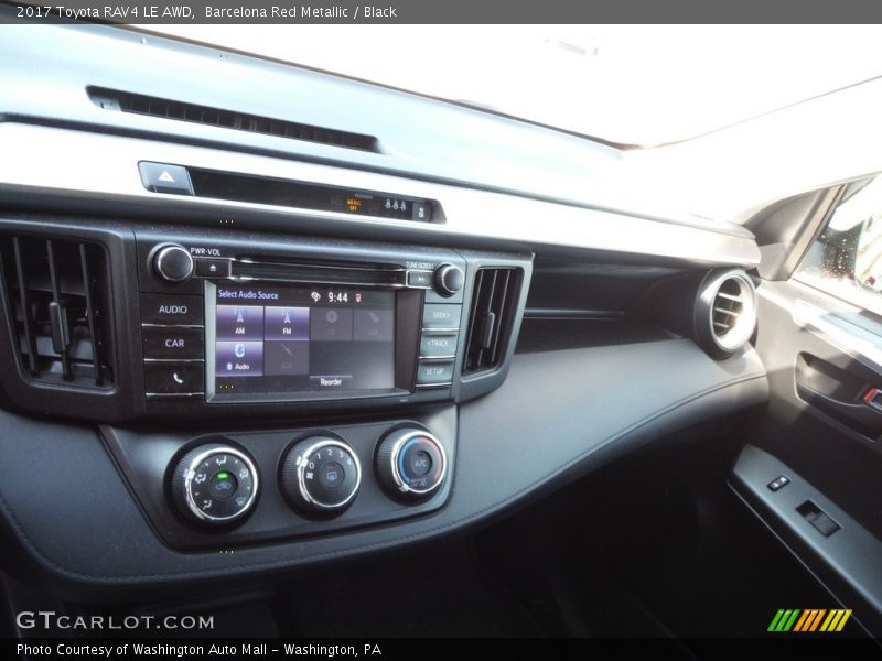 Barcelona Red Metallic / Black 2017 Toyota RAV4 LE AWD