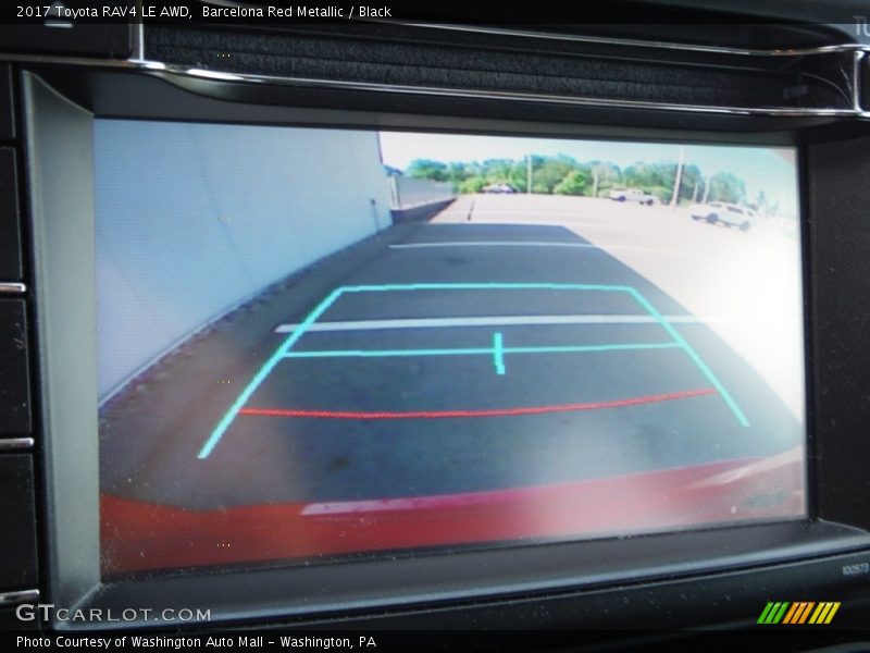 Barcelona Red Metallic / Black 2017 Toyota RAV4 LE AWD