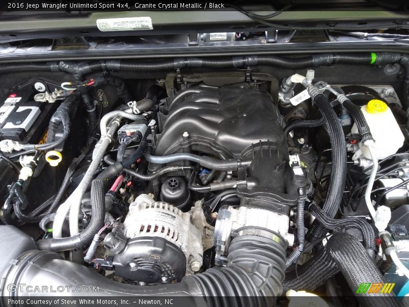 Granite Crystal Metallic / Black 2016 Jeep Wrangler Unlimited Sport 4x4