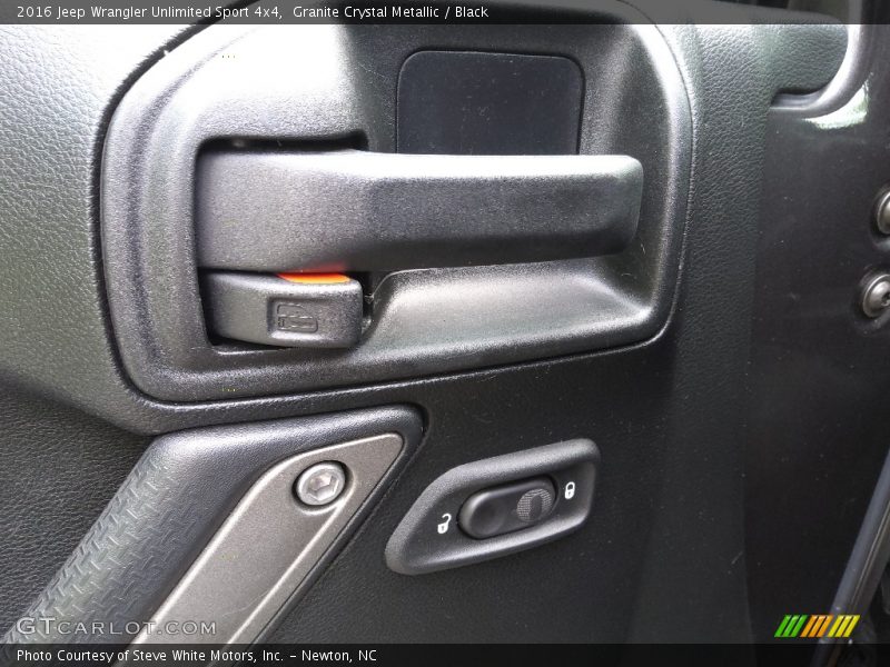 Granite Crystal Metallic / Black 2016 Jeep Wrangler Unlimited Sport 4x4
