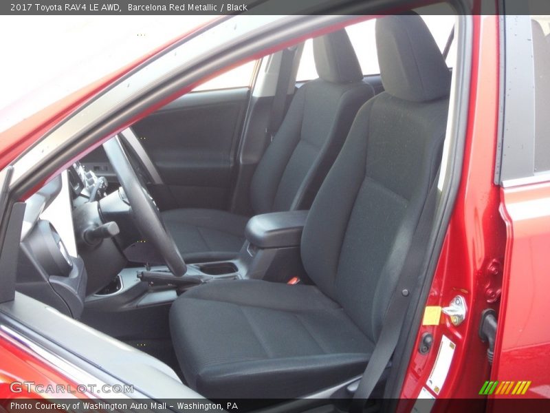 Barcelona Red Metallic / Black 2017 Toyota RAV4 LE AWD
