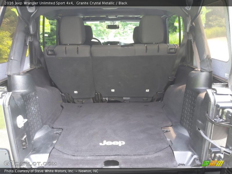 Granite Crystal Metallic / Black 2016 Jeep Wrangler Unlimited Sport 4x4