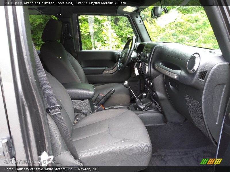 Granite Crystal Metallic / Black 2016 Jeep Wrangler Unlimited Sport 4x4