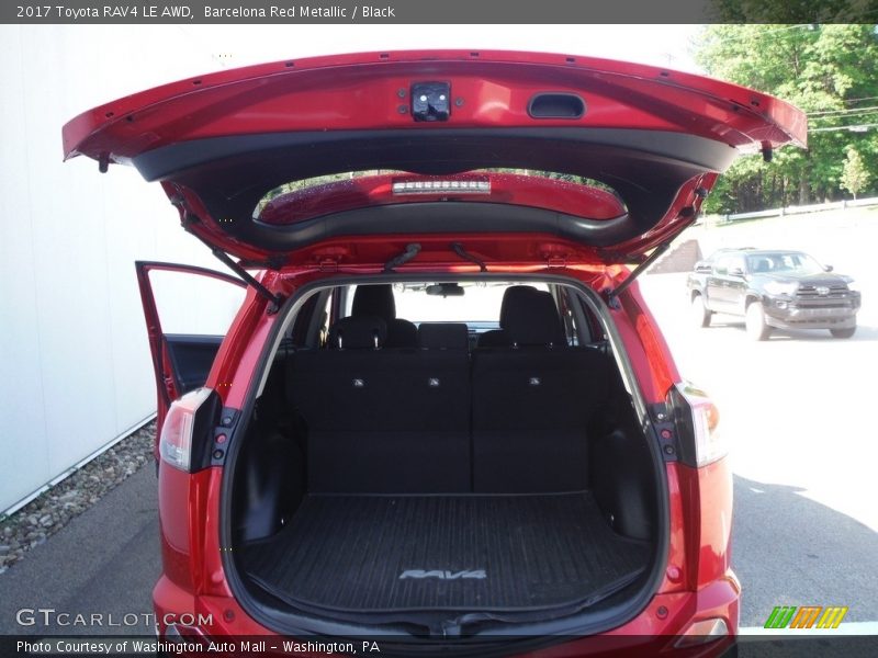 Barcelona Red Metallic / Black 2017 Toyota RAV4 LE AWD