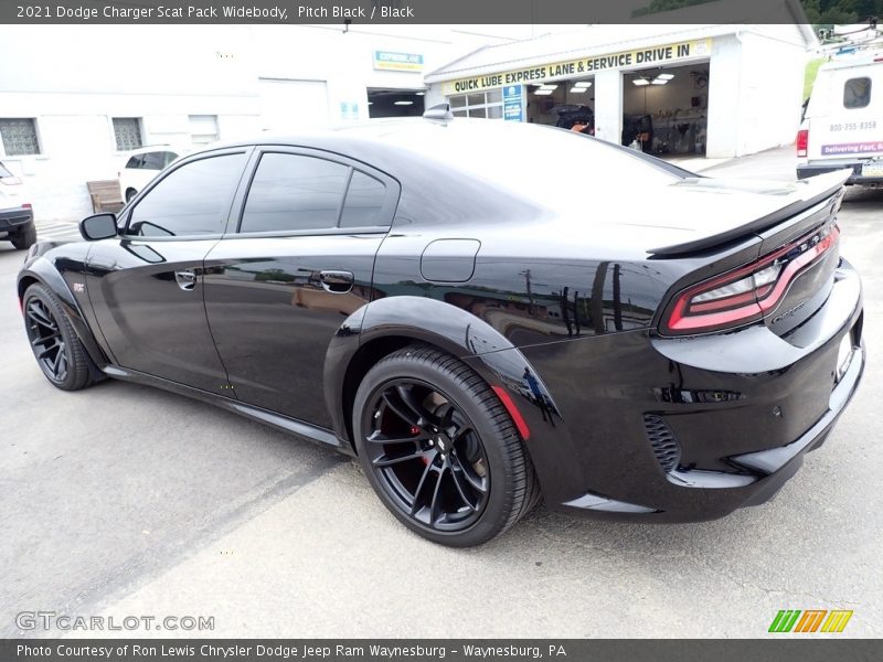 Pitch Black / Black 2021 Dodge Charger Scat Pack Widebody