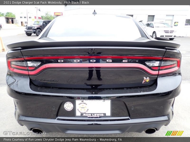Pitch Black / Black 2021 Dodge Charger Scat Pack Widebody