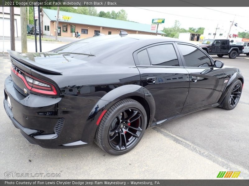 Pitch Black / Black 2021 Dodge Charger Scat Pack Widebody