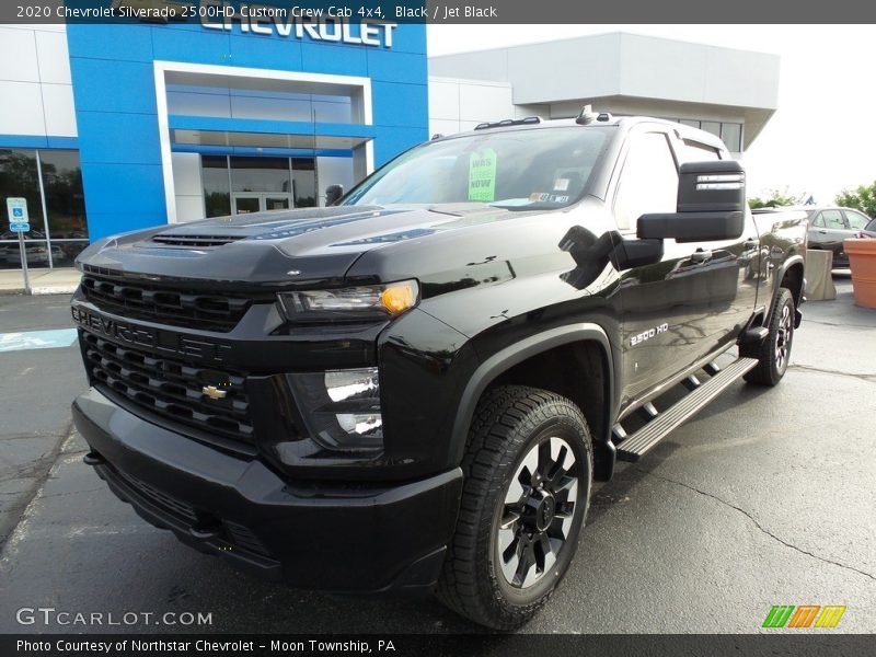 Black / Jet Black 2020 Chevrolet Silverado 2500HD Custom Crew Cab 4x4