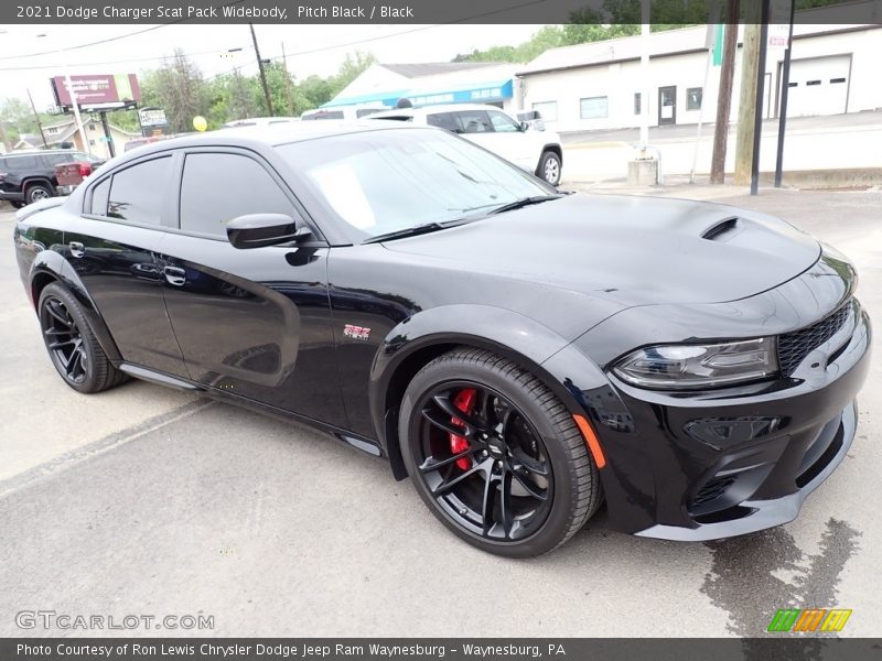 Front 3/4 View of 2021 Charger Scat Pack Widebody