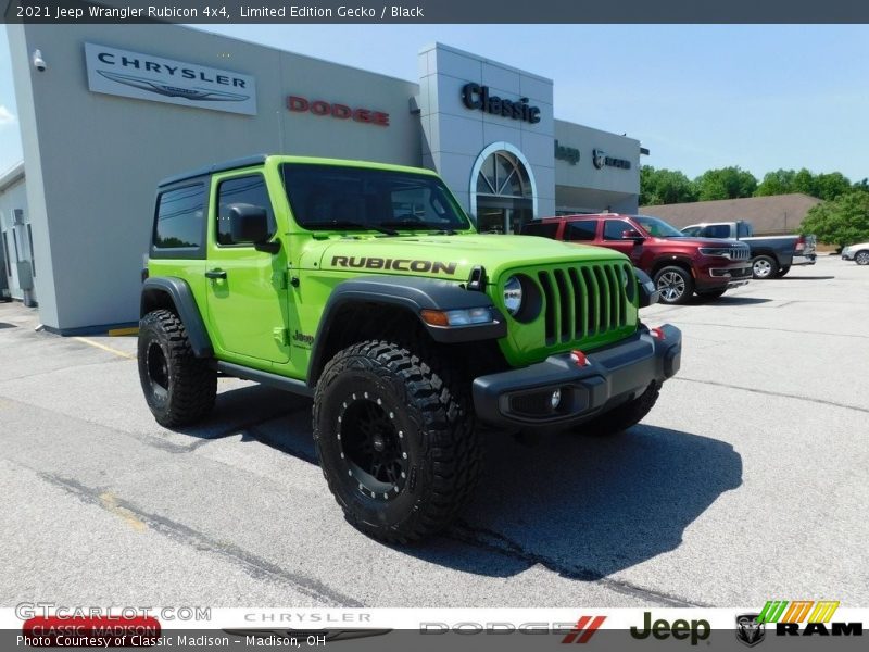 Limited Edition Gecko / Black 2021 Jeep Wrangler Rubicon 4x4