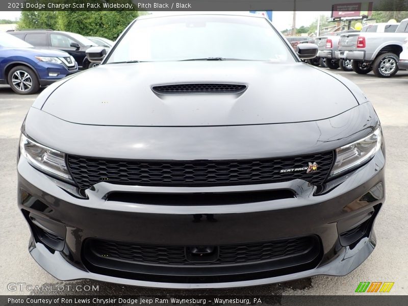 Pitch Black / Black 2021 Dodge Charger Scat Pack Widebody