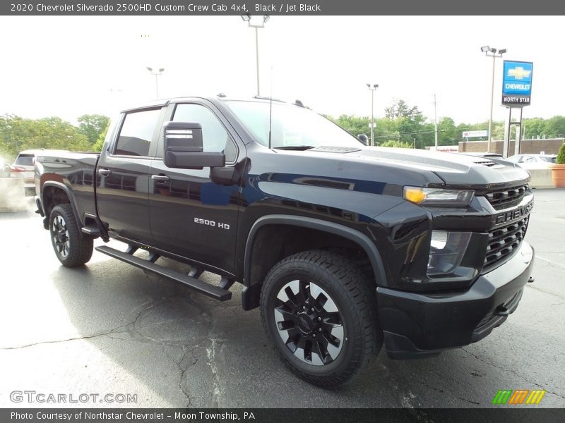 Black / Jet Black 2020 Chevrolet Silverado 2500HD Custom Crew Cab 4x4