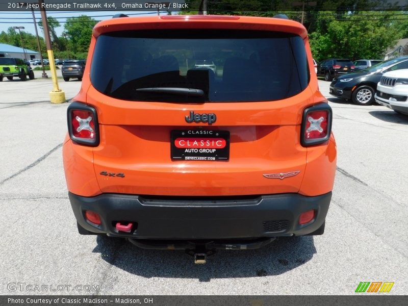 Omaha Orange / Black 2017 Jeep Renegade Trailhawk 4x4