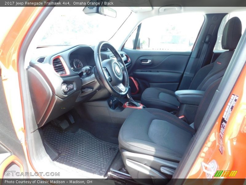 Omaha Orange / Black 2017 Jeep Renegade Trailhawk 4x4