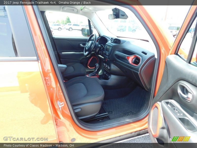 Omaha Orange / Black 2017 Jeep Renegade Trailhawk 4x4