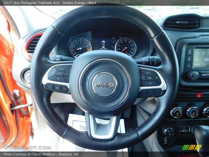 Omaha Orange / Black 2017 Jeep Renegade Trailhawk 4x4