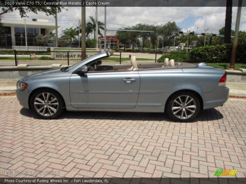 Celestial Blue Metallic / Cacite Cream 2010 Volvo C70 T5